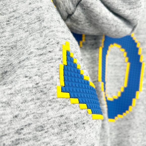 Mostly Heard Rarely Seen 8-Bit Stephen Curry #30 Warriors Bridge Number Hoodie M - Picture 10 of 11